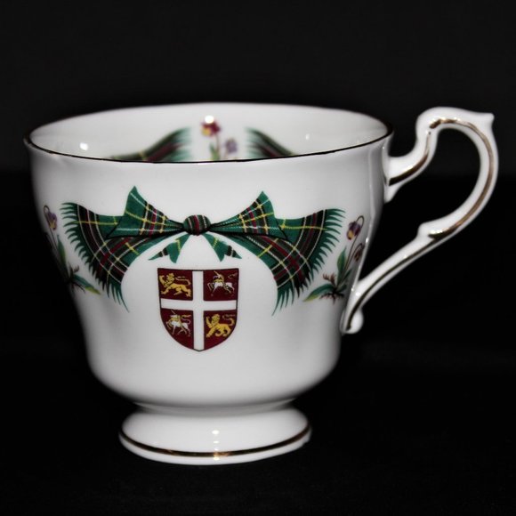 Royal Adderley Newfoundland Tartan Teacup & Saucer |Ridgway Potteries Fine China - Picture 3 of 15
